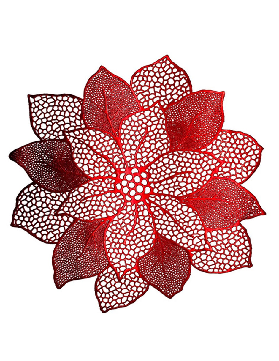 Mantel individual Poinsettia