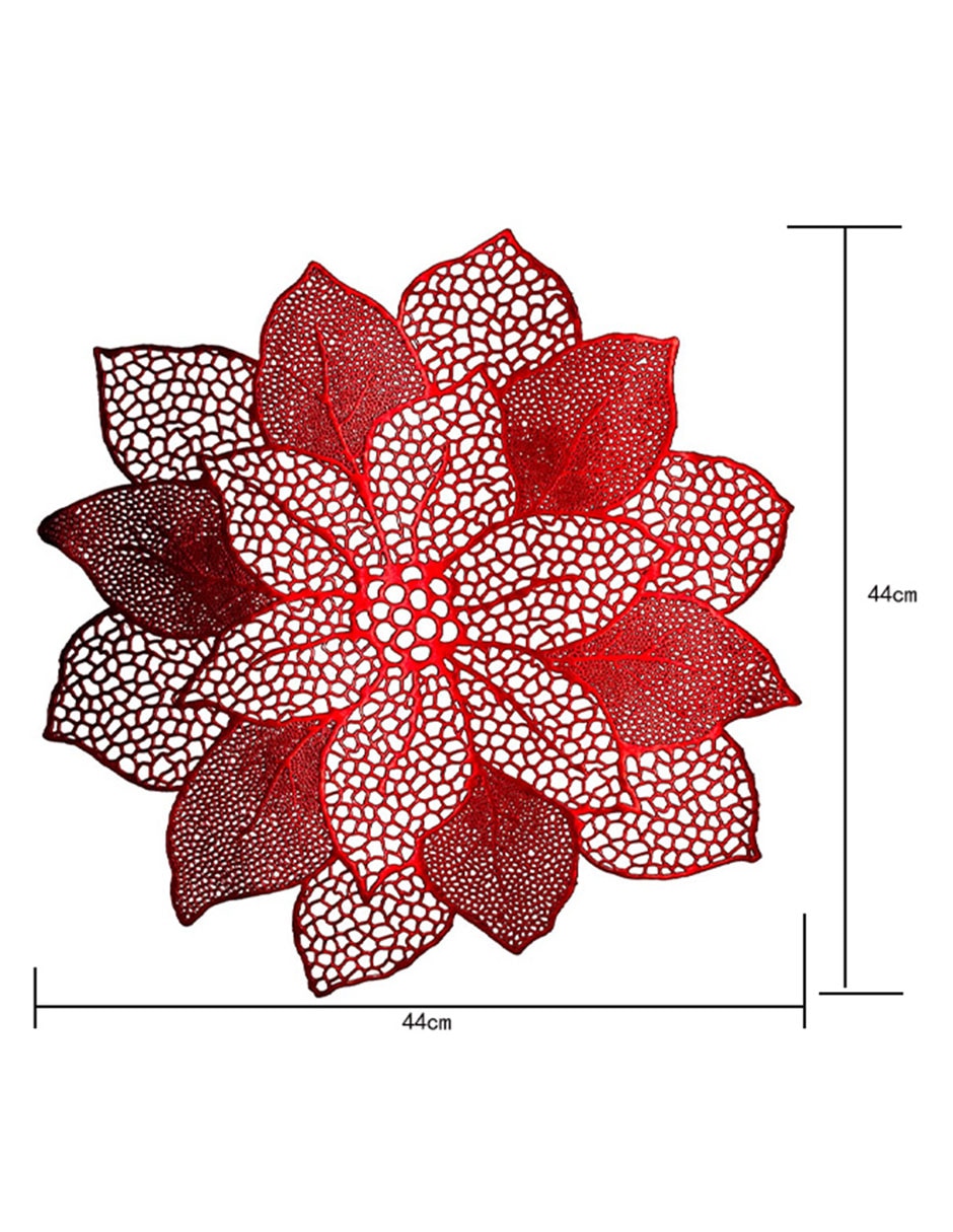 Mantel individual Poinsettia 4