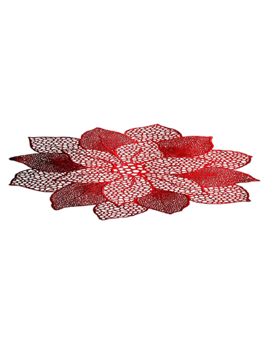 Mantel individual Poinsettia 3