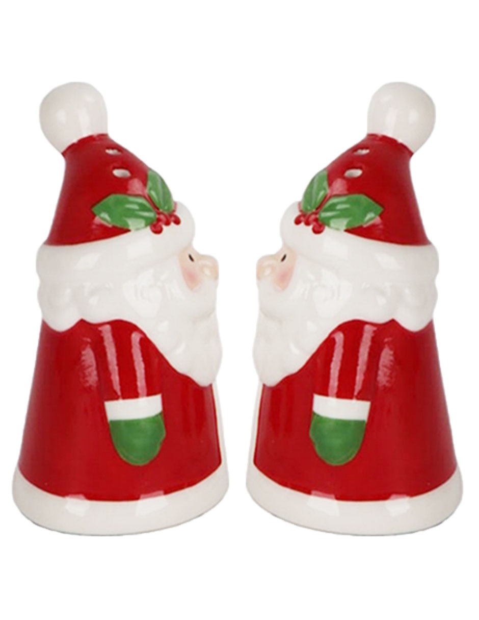 Salero y pimentero navideño irit de dolomita 3