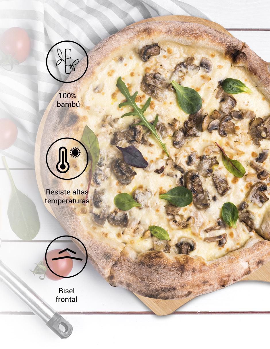 Tabla para pizza de bambú 3