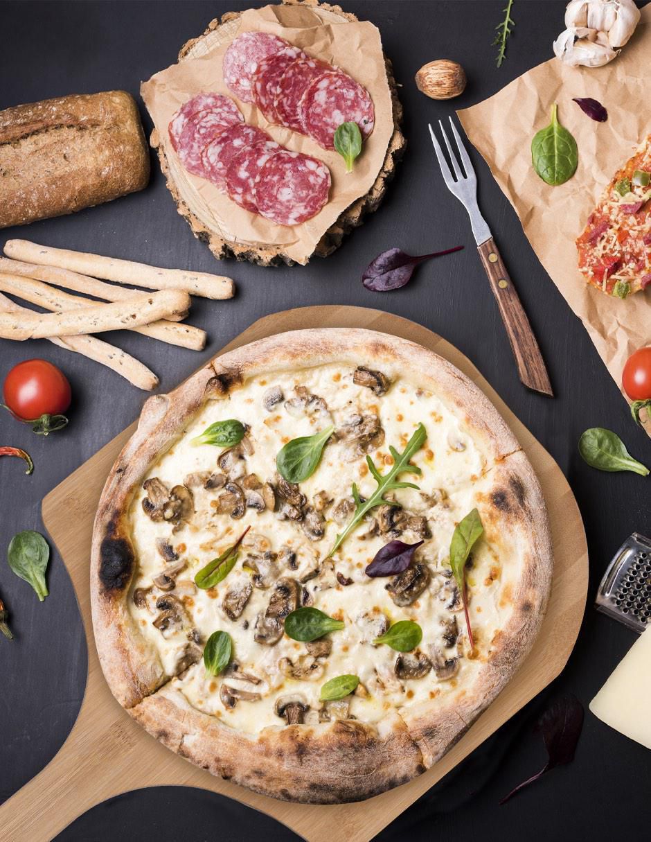 Tabla para pizza de bambú 5
