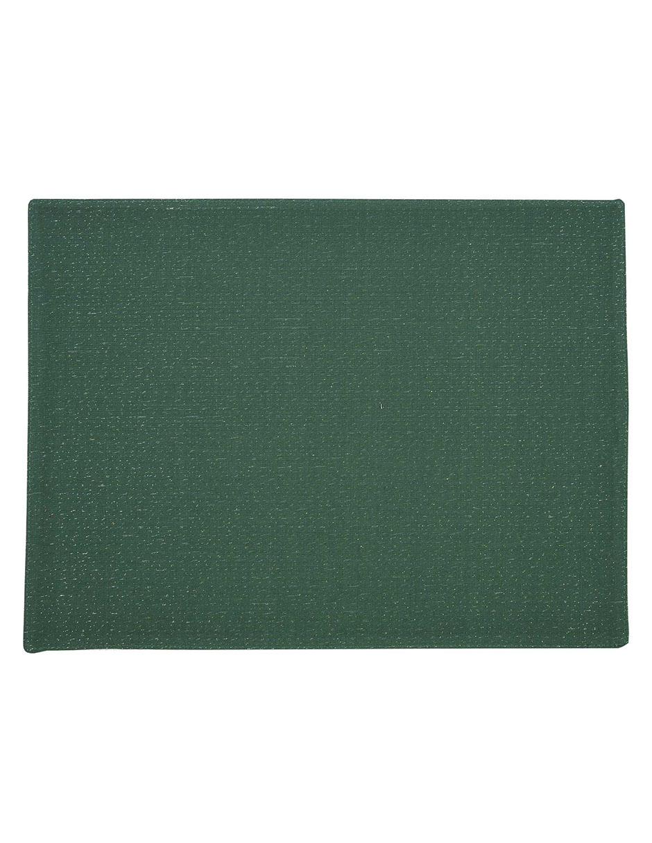 Mantel individual rectangular de poliéster