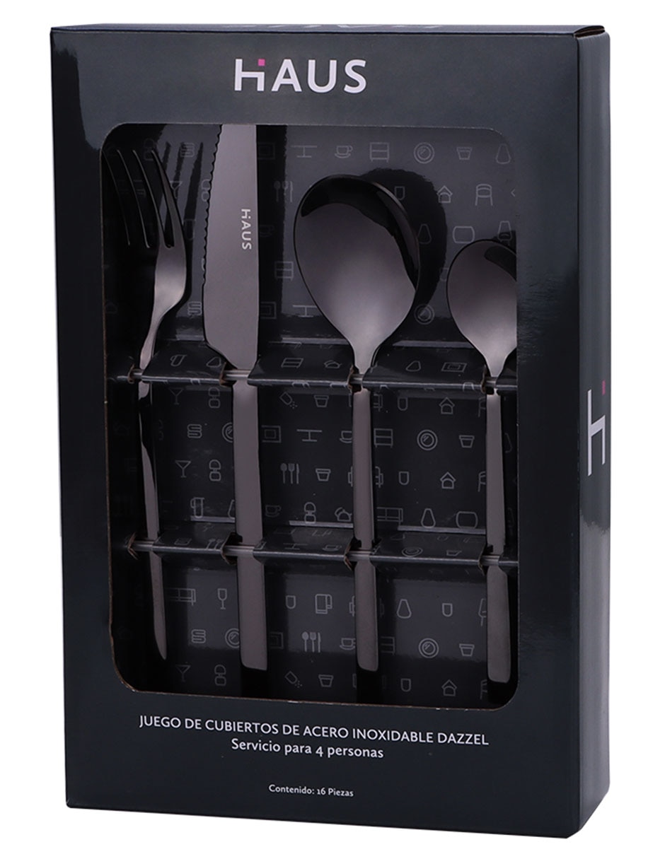 Set cubiertos Dazzel de acero inoxidable 16 piezas 6
