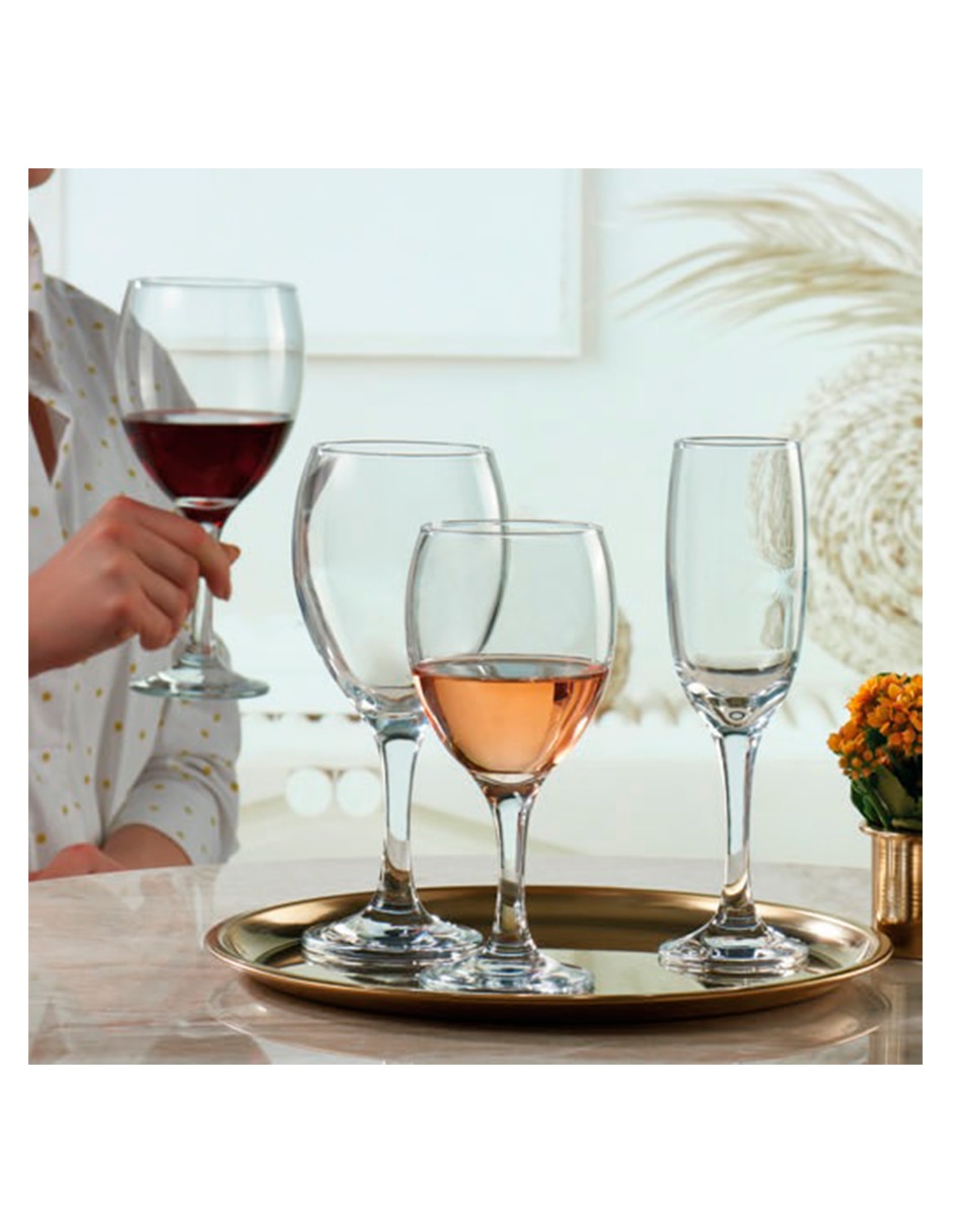 Copa para vino tinto Imperial de vidrio 3