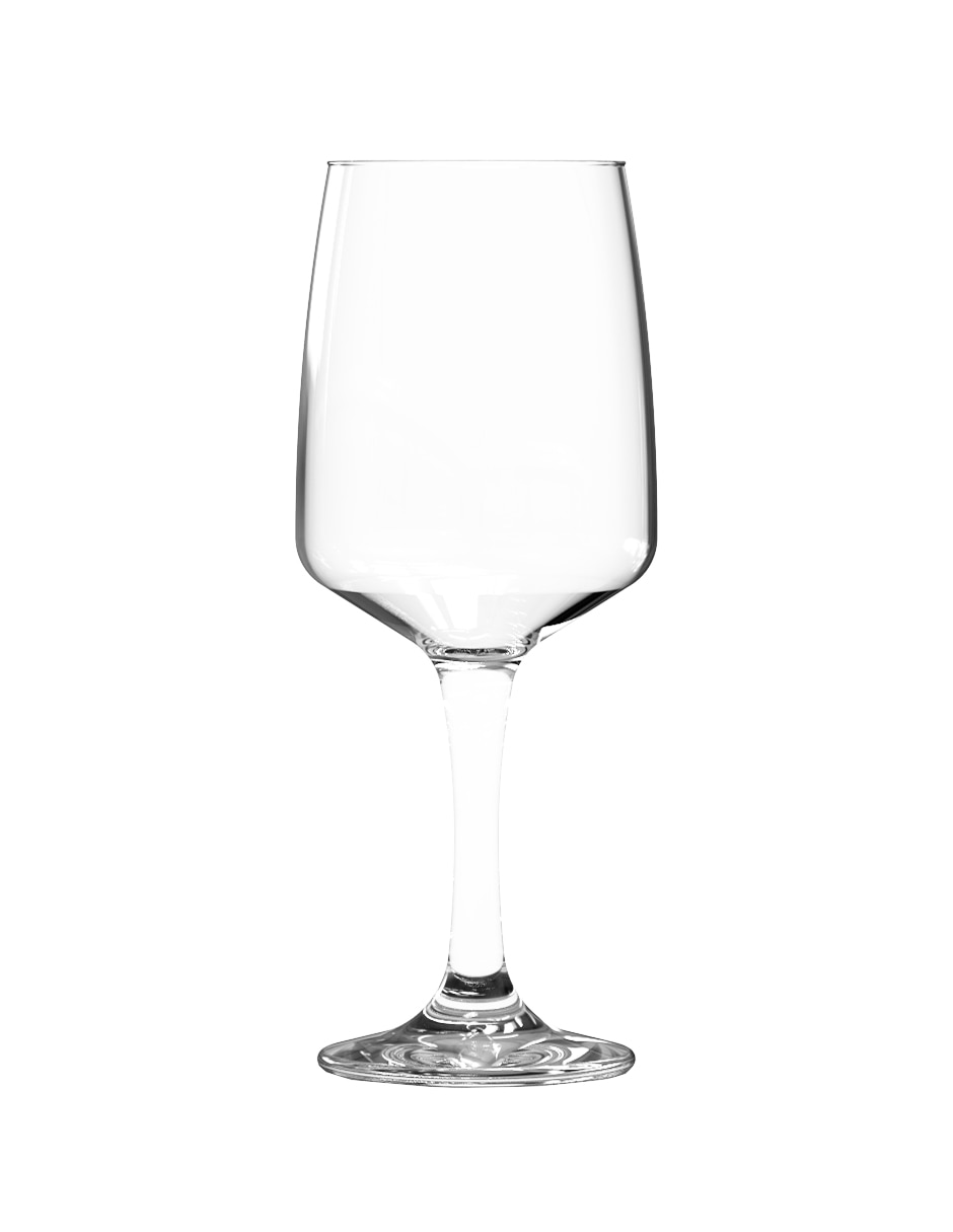 Set de copas para vino Trentino y Capella de vidrio