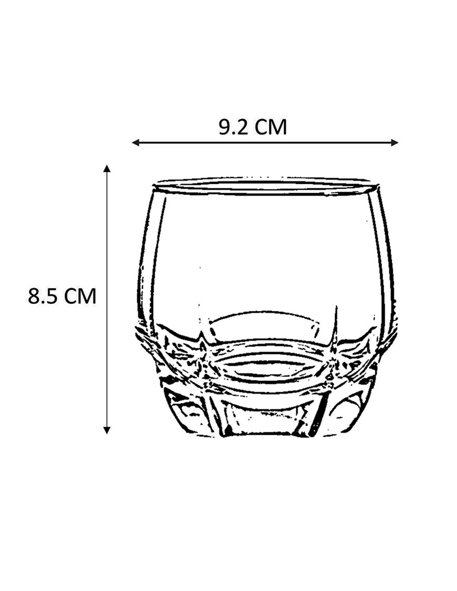 Vaso Charisma de vidrio 4