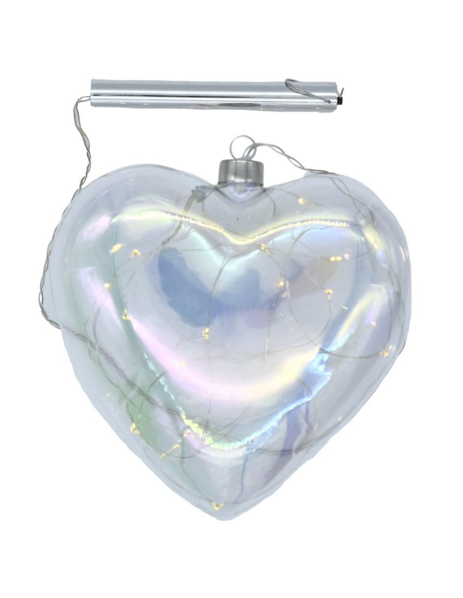 Colgante decorativo Corazón Led con luz 2