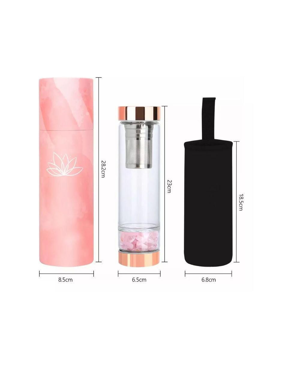 Termo de vidrio con tapa rosca 450 ml 4