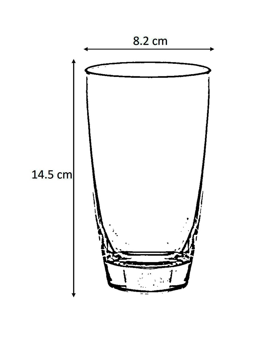 Vaso cooler Tiara de vidrio 4