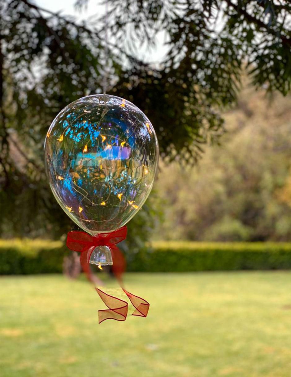 Colgante decorativo Globo de Cristal Led 6