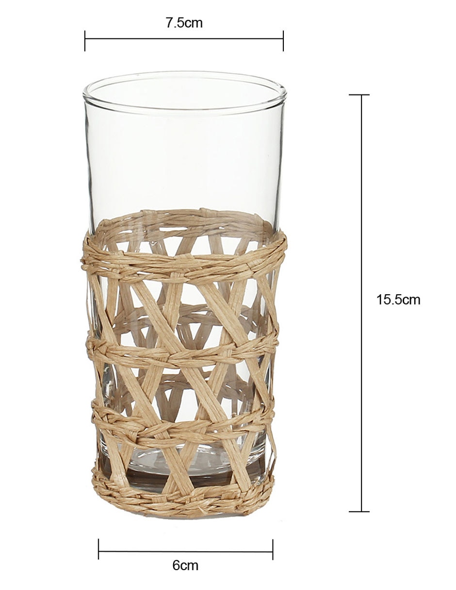 Vaso Doble Pack Bali de vidrio 5