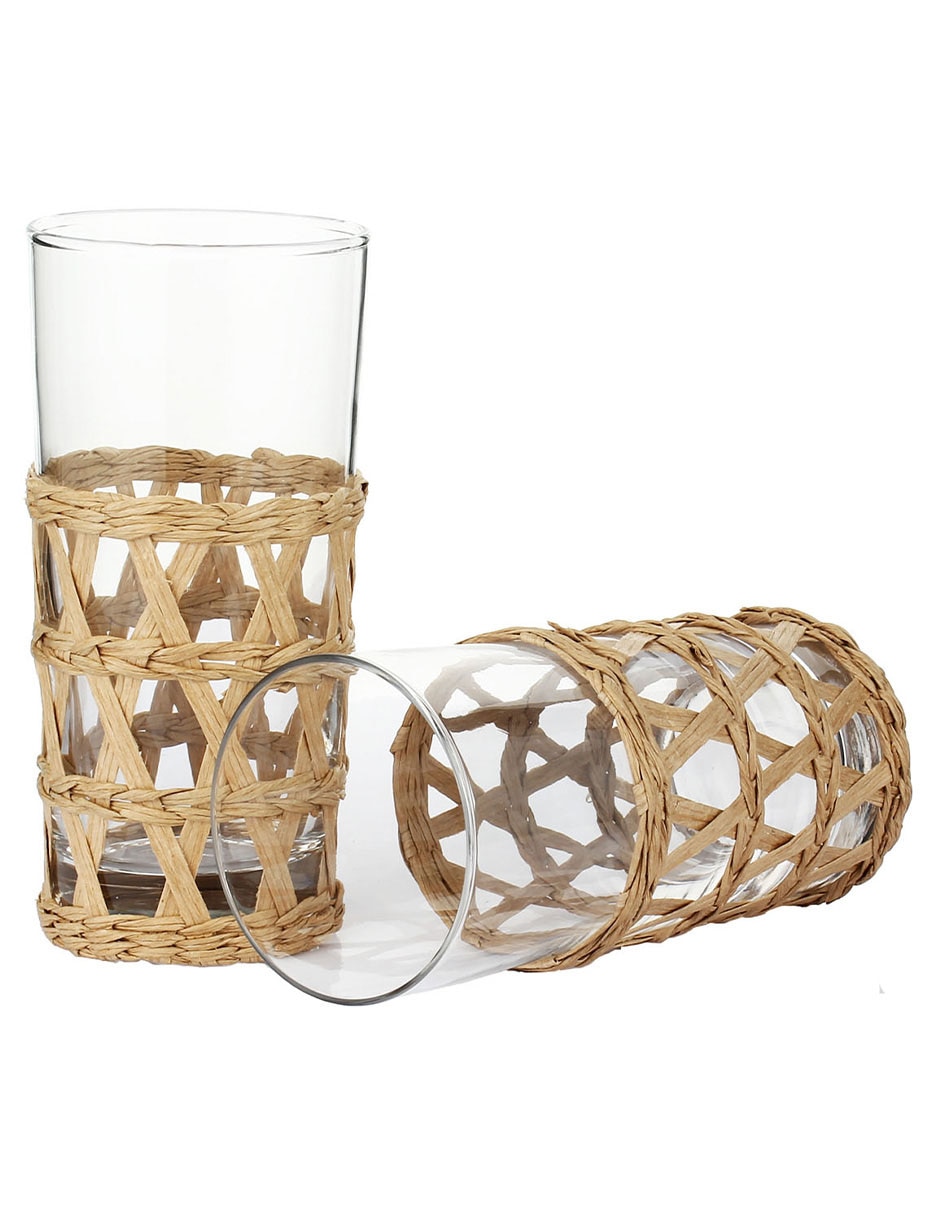 Vaso Doble Pack Bali de vidrio 4