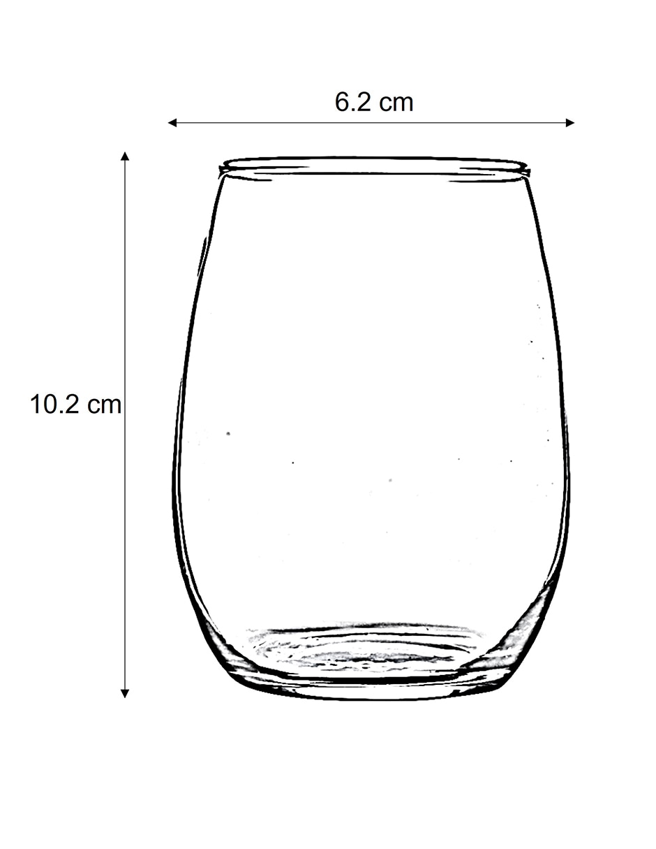 Copa para vino blanco Amber de vidrio 4