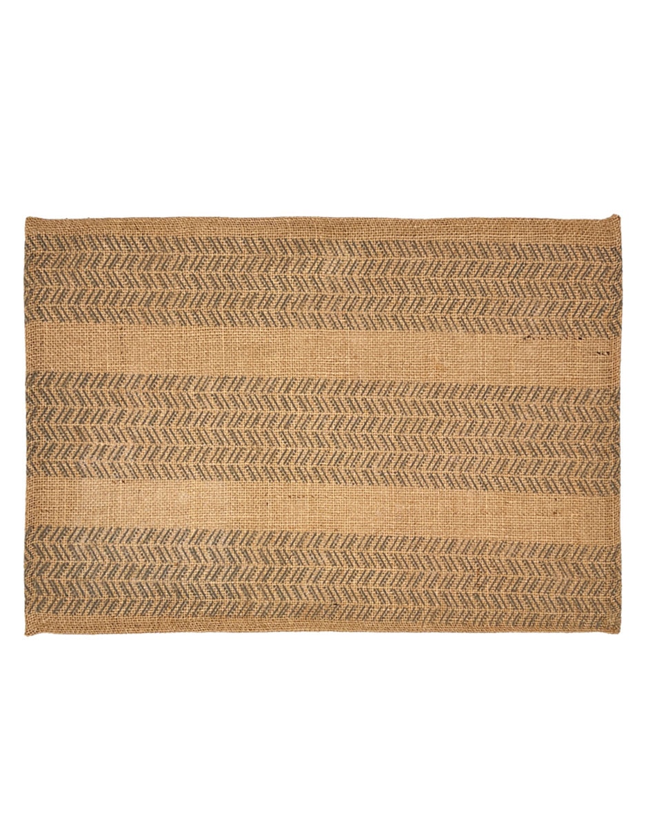 Mantel individual rectangular de fibras naturales Mantel individual rectangular de fibras naturales
