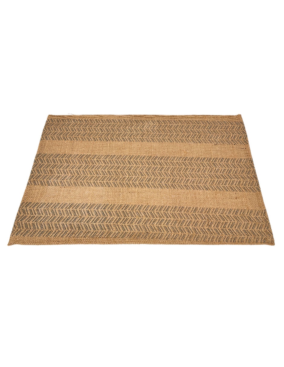 Mantel individual rectangular de fibras naturales 3