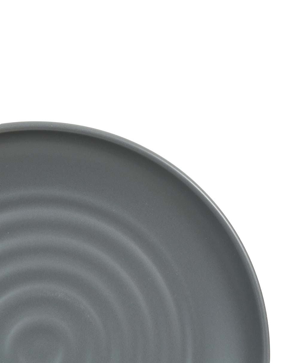Plato trinche Swirl de porcelana 4