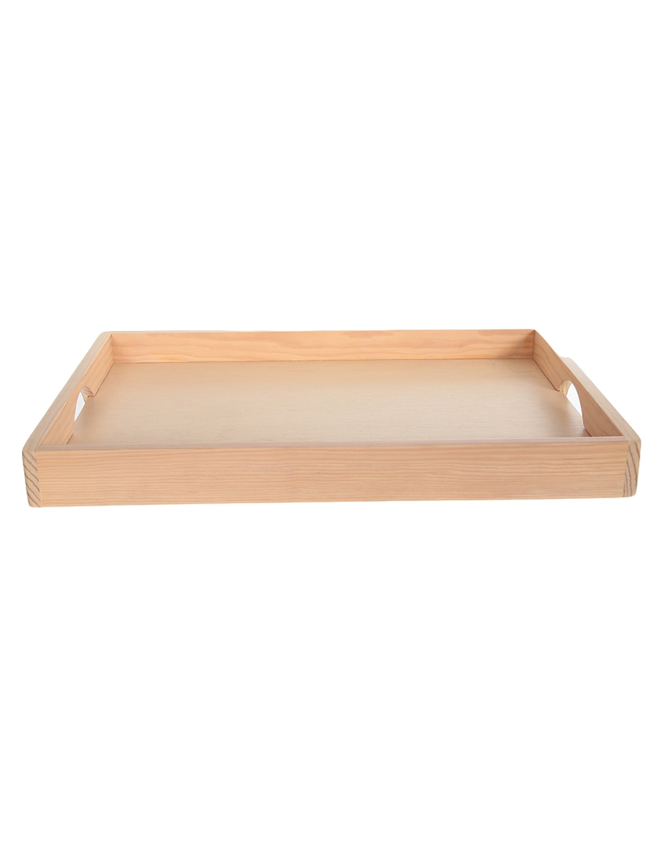 Bandeja de servicio de madera
