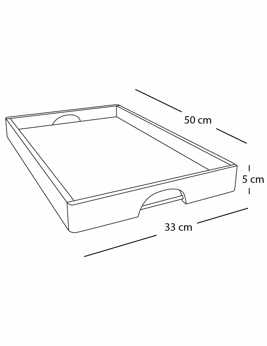Bandeja de servicio de madera 6