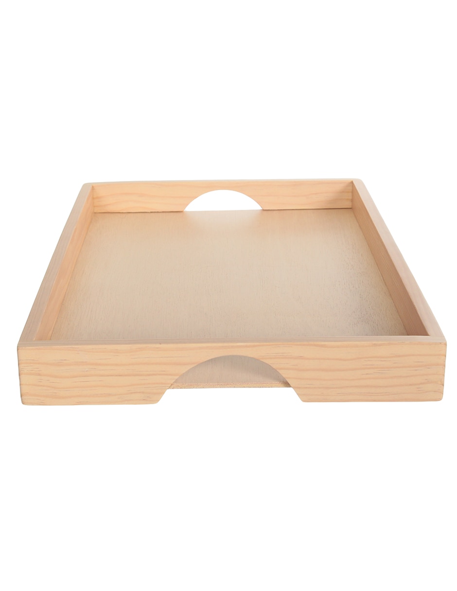 Bandeja de servicio de madera 4