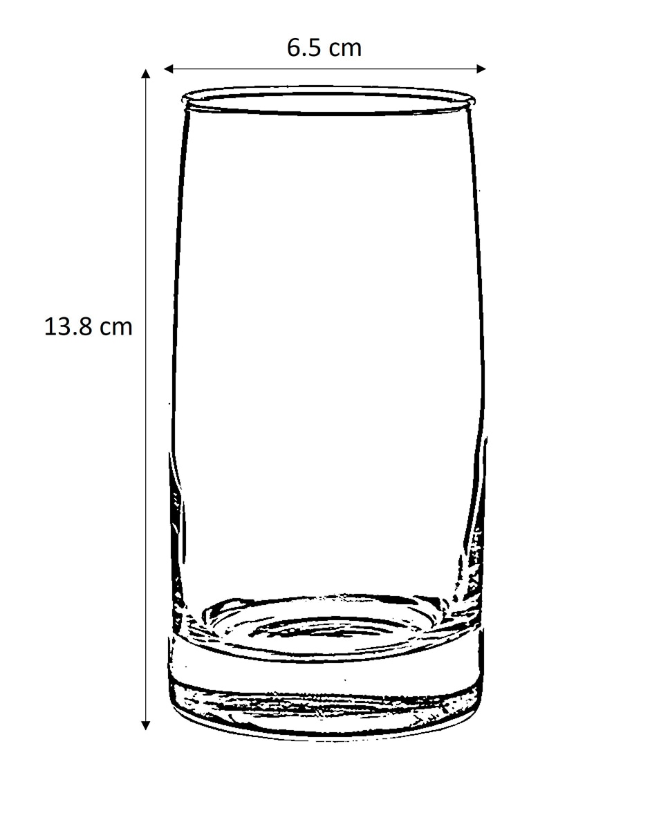 Claplante Vasos de cristal Highball, paquete de 6 vasos de vidrio, vasos  duraderos de 11 onzas para …Ver más Claplante Vasos de cristal Highball