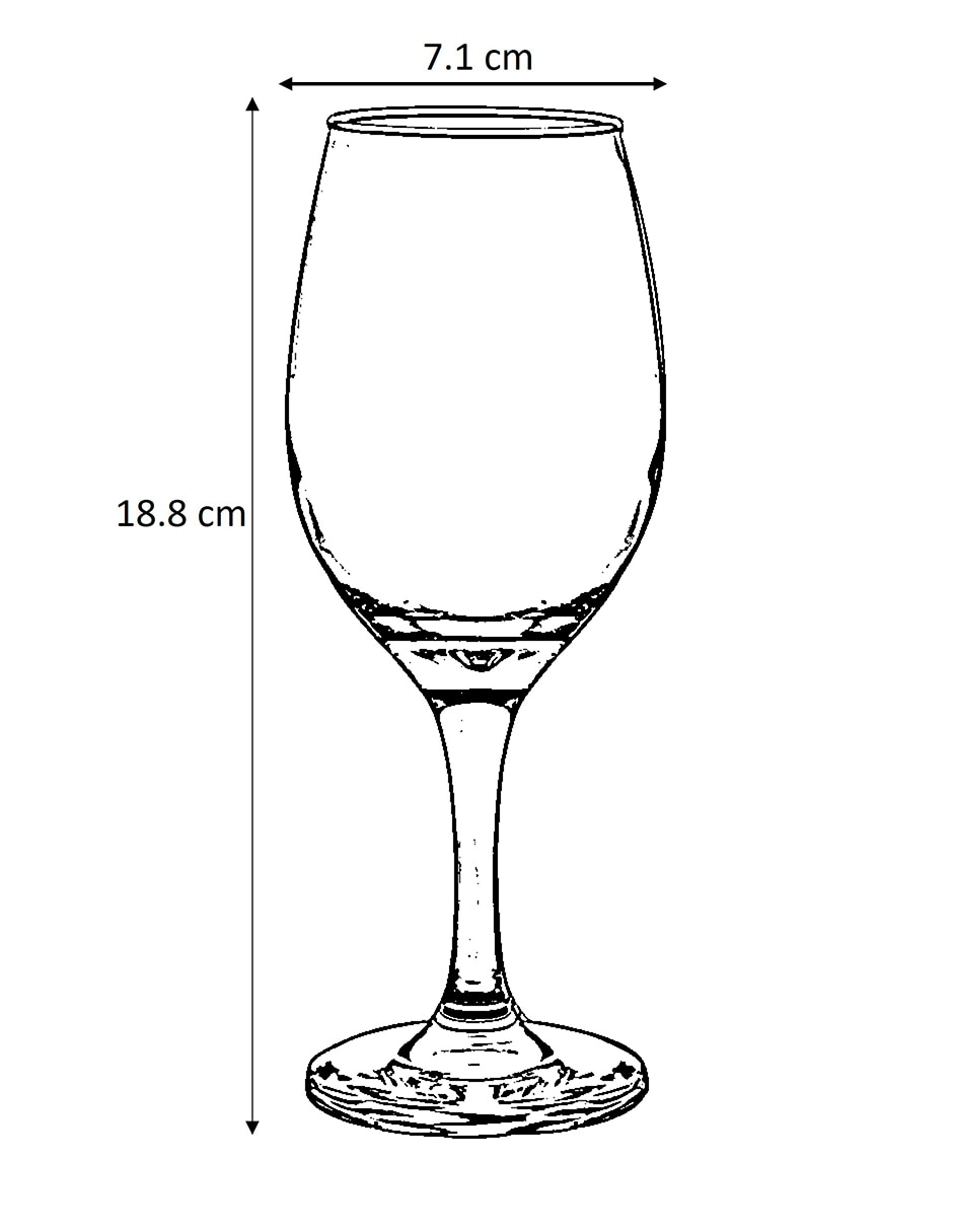 Copa para vino blanco Rioja de vidrio 4