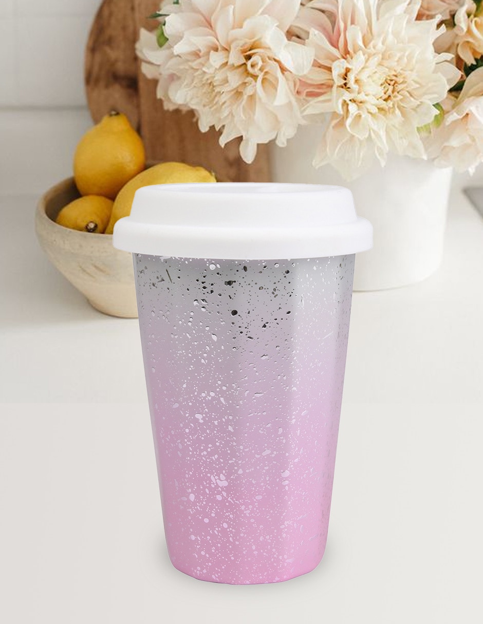 Taza con tapa Tornasol 2 piezas 3
