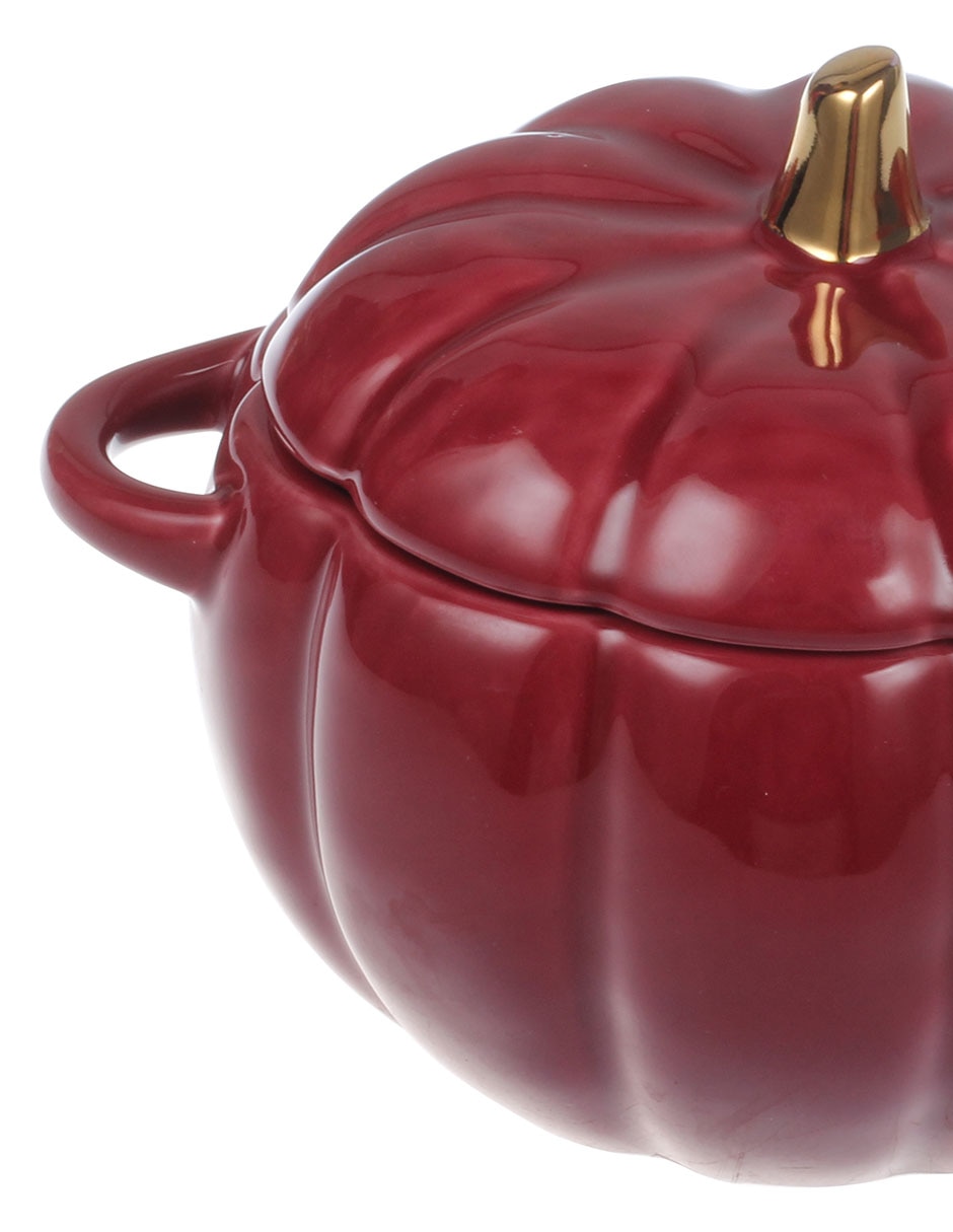 Contenedor Burgundy de porcelana 2