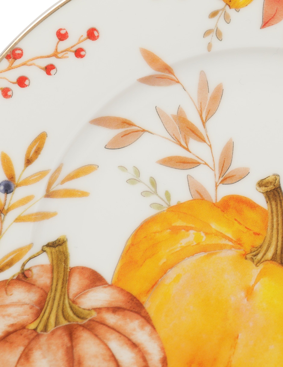 Plato ensalada Harvest de porcelana 3