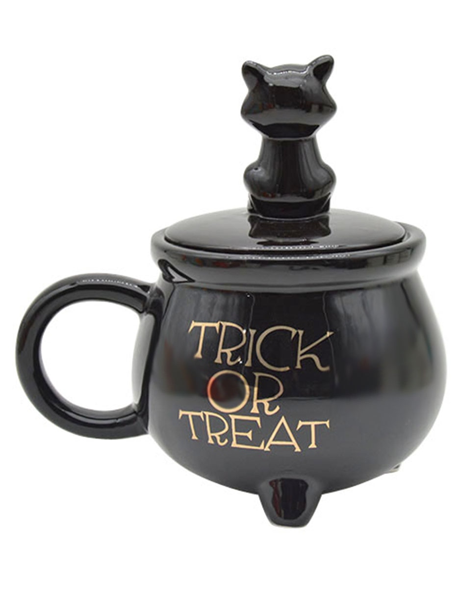 Taza de Halloween con tapa Calderos 2 piezas 2