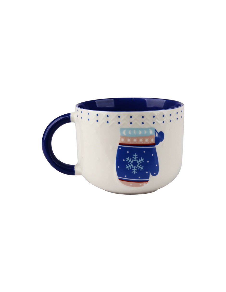 Taza navideña latte