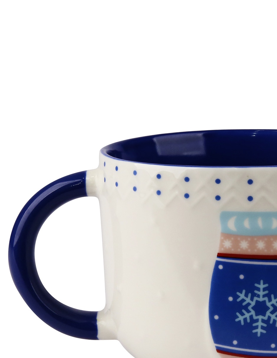 Taza navideña latte 4