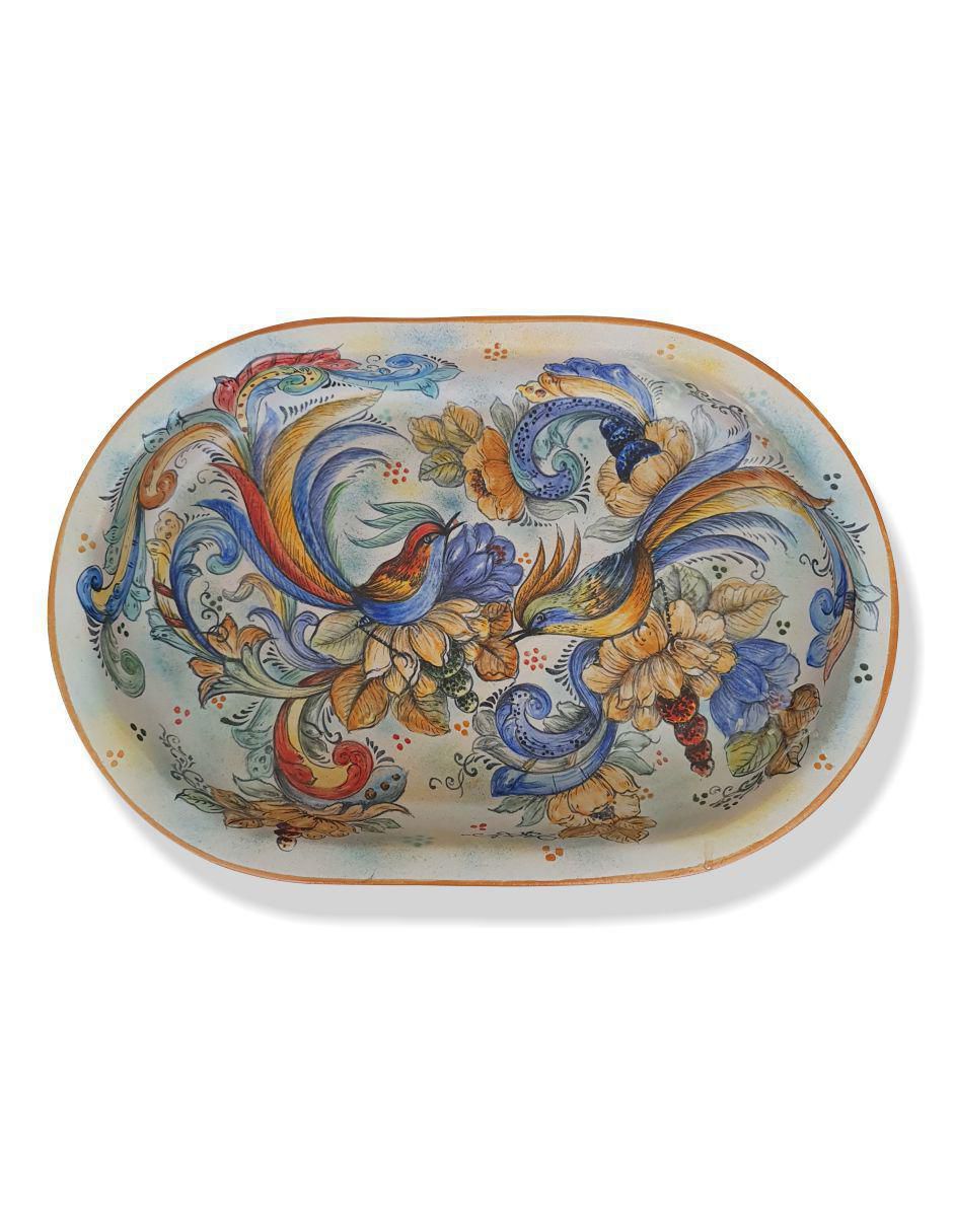 Platón decorativo de cerámica