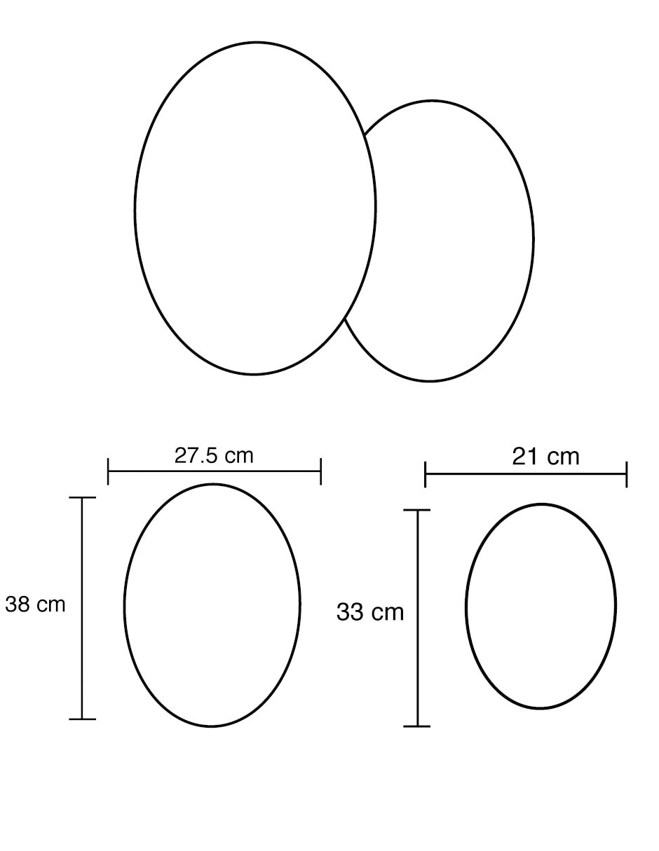 Platón de cerámica 2 piezas 4