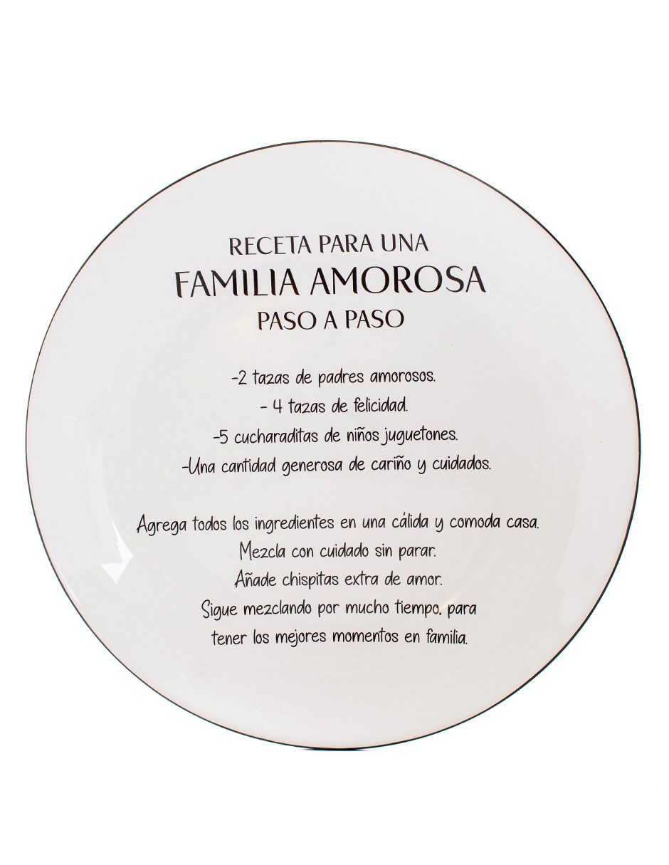 Platón de cerámica