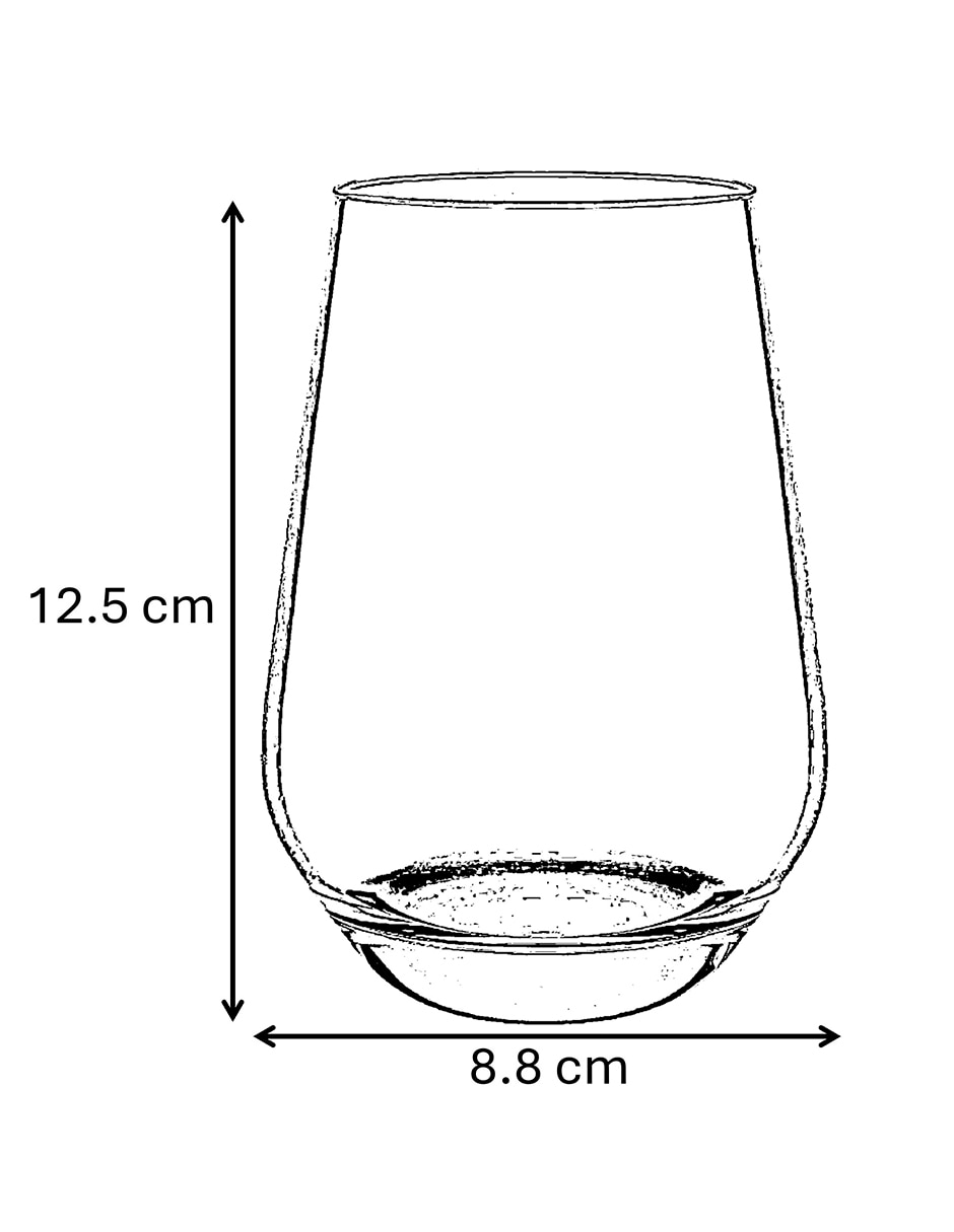 Set vaso Doble Pack Sicilia de vidrio con 18 piezas 5
