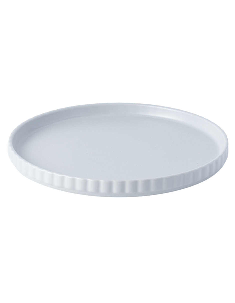 PLATO ENSALADA REDO, 20 CM, GRIS CLARO