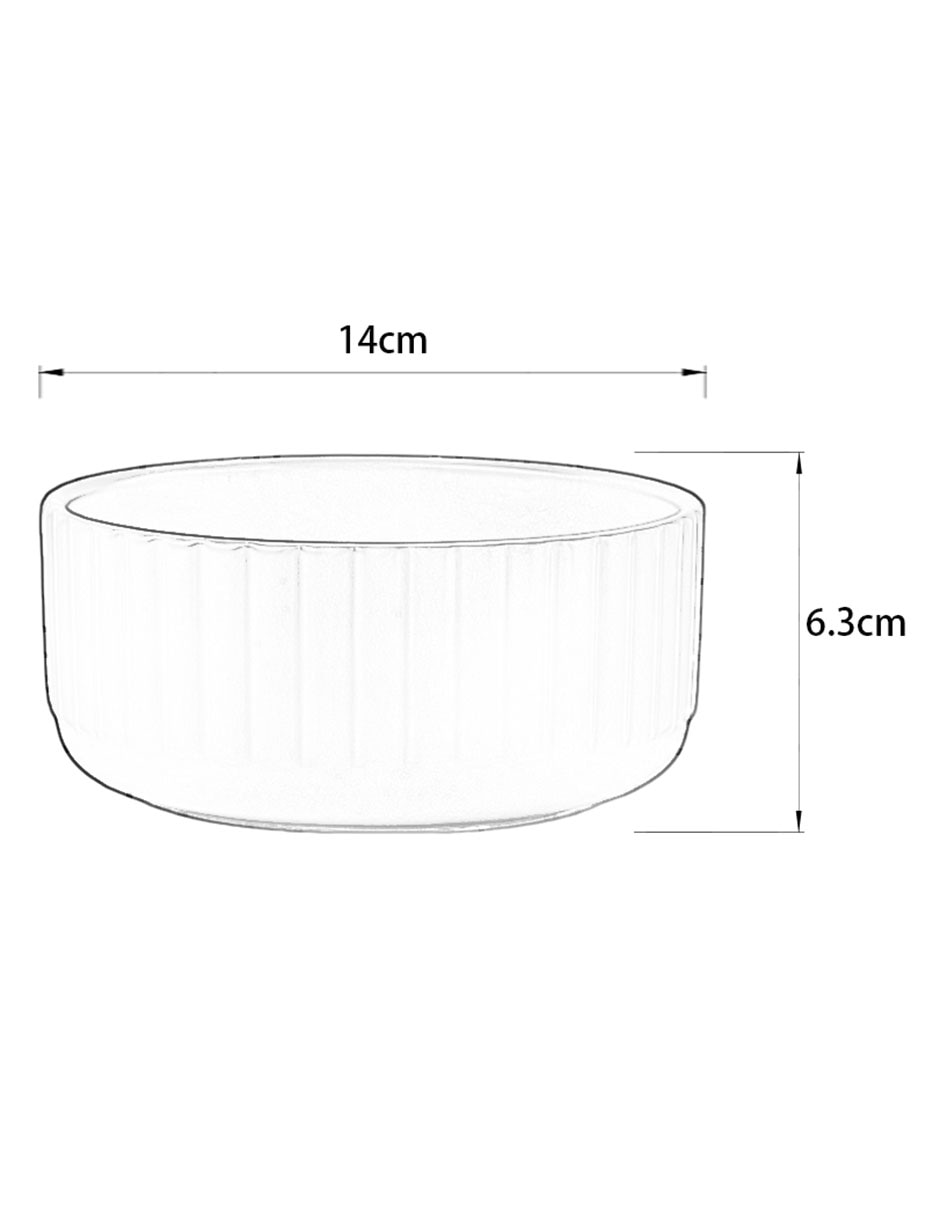 BOWL REDONDO CAPEL, 630 ML, GRIS CLARO