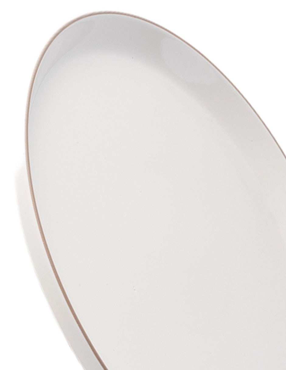 PLATO TRINCHE REDONDO, 27.2 CM, BEIGE