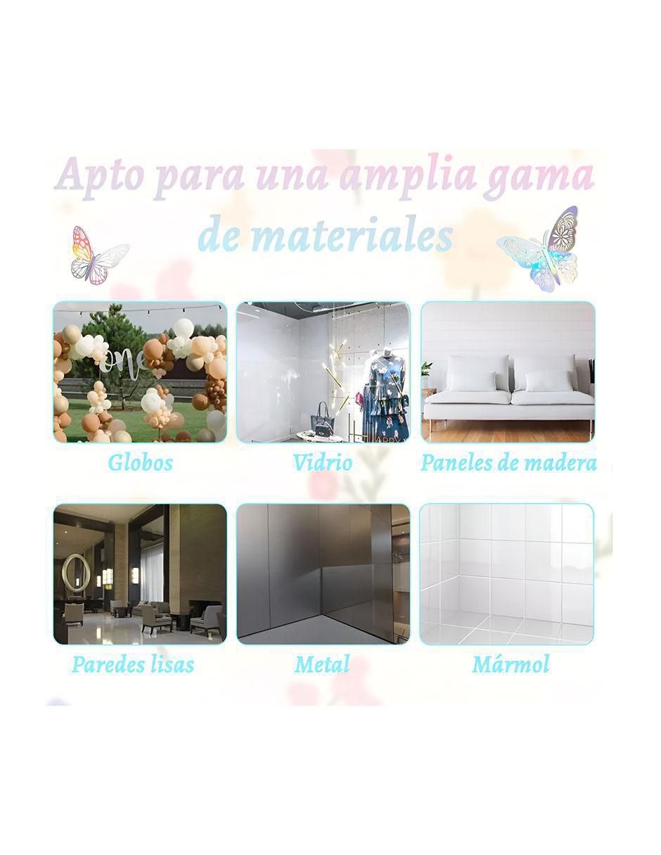 Figura decorativa de mariposa de metal 5