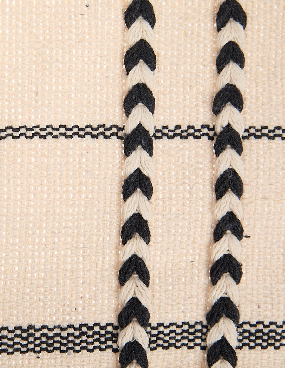 Mantel individual rectangular de algodón Basique 4