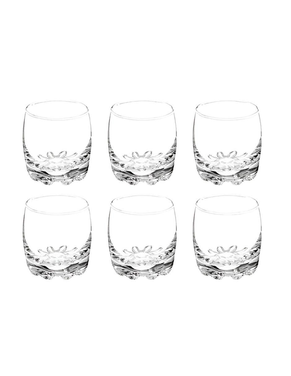 Set de tequileros de vidrio con 6 piezas 1