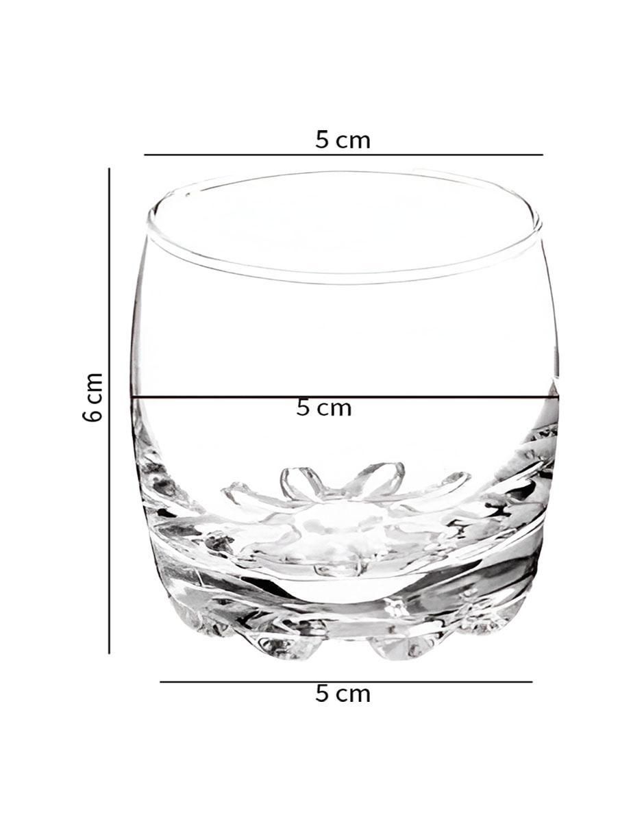 Set de tequileros de vidrio con 6 piezas 5