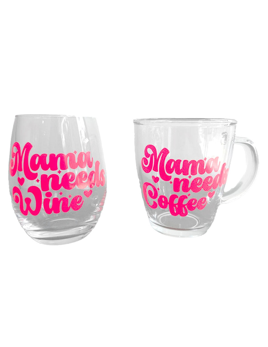 Set de tazas americanas Cool Mom 2 piezas