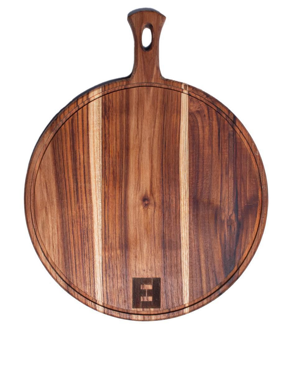 Set tabla para picar de madera