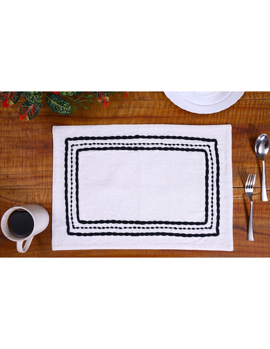 Mantel individual de lino 4