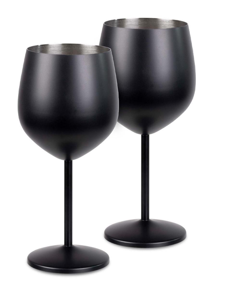 Set de copas para vino tinto de acero inoxidable Set de copas para vino tinto de acero inoxidable