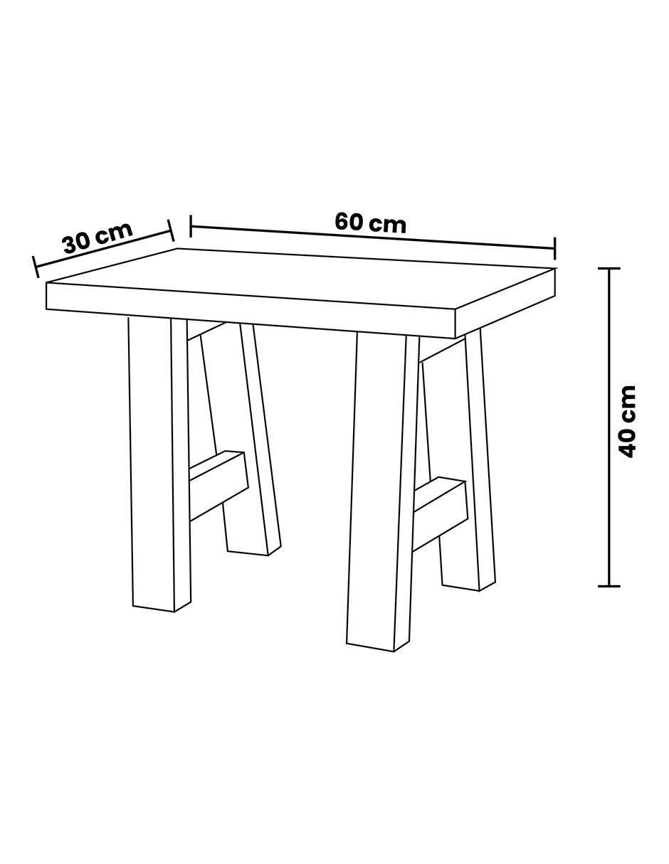 Banca de madera pino 6