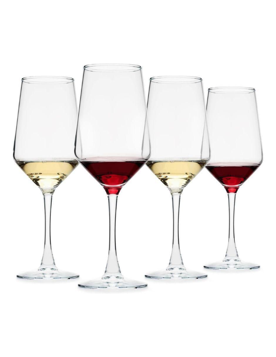 Set de copas para vino de vidrio 2