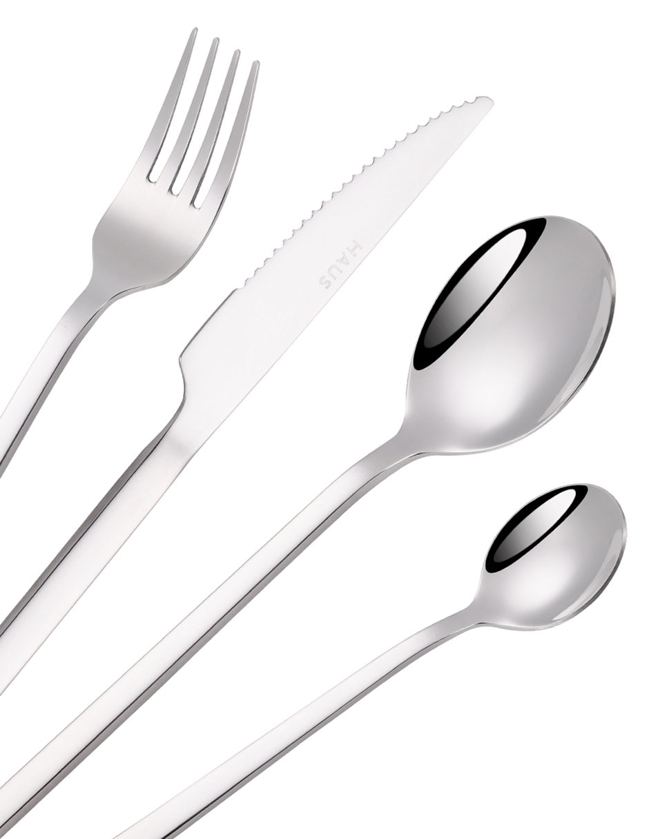Set cubiertos de acero inoxidable 16 piezas 4